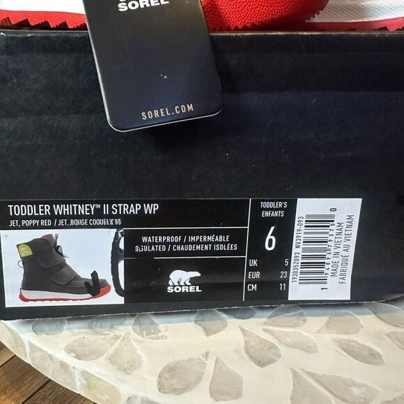 Sorel Whitney II Strap Insulated Snow Winter Waterproof Boots Toddler Kids Size - Picture 12 of 12